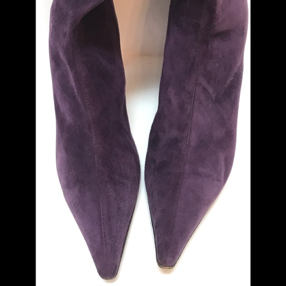 Prada Suede Knee High Boots - Picture 3 of 7